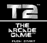 T2 - The Arcade Game (USA, Europe) Title Screen